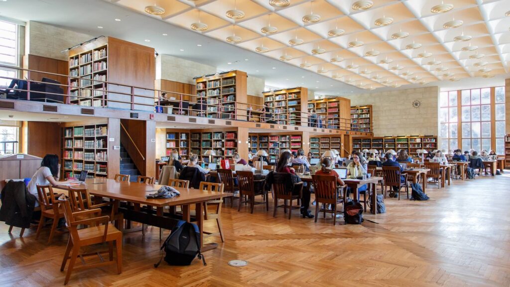 Một góc thư viện trường đại học Princeton